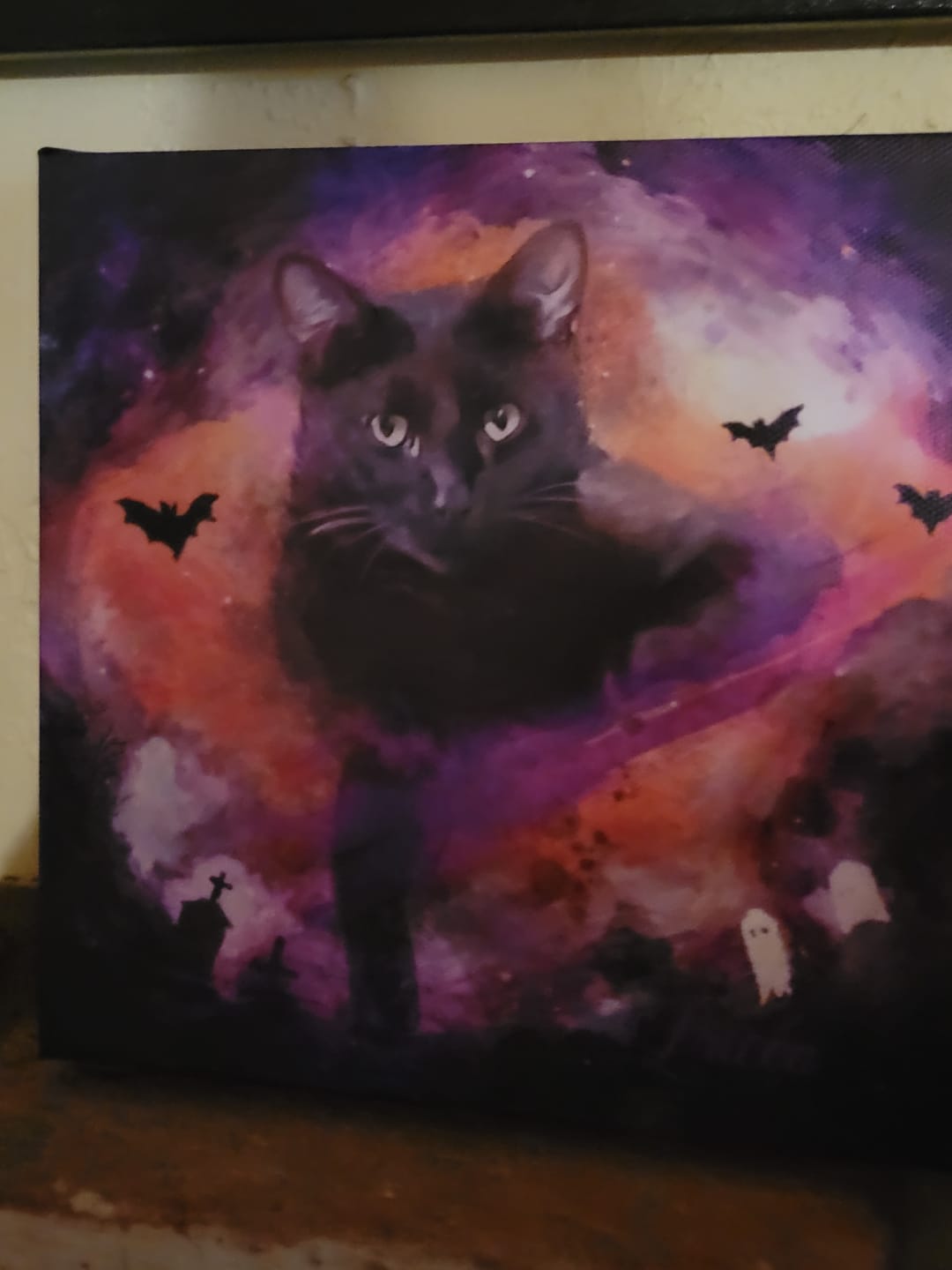 Customer photo review of Pet Art Canvas Print