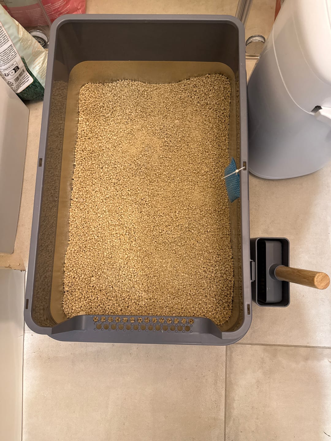 Customer photo review of BORING LITTER - Lettiera in Acciaio INOX