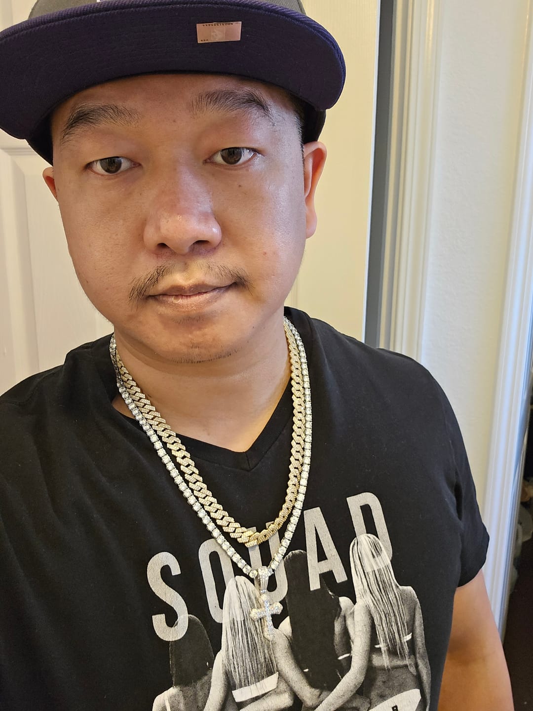 Customer photo review of 10mm Monaco Chain - Gold