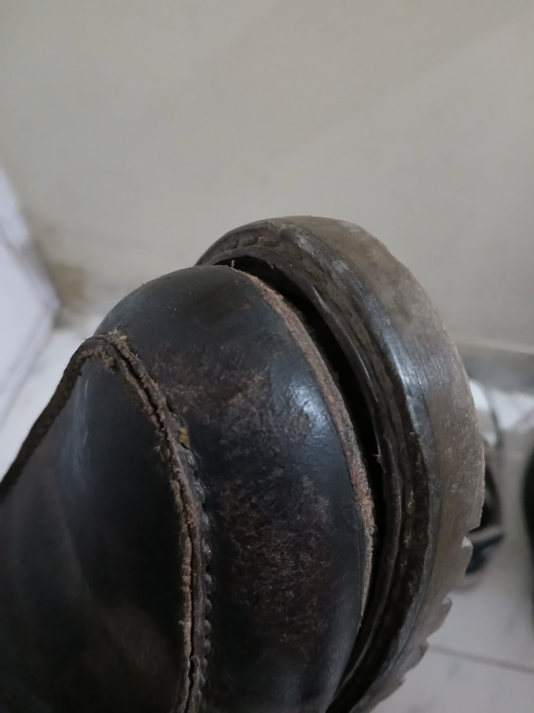 Customer photo review of boots moc-toe mocha
