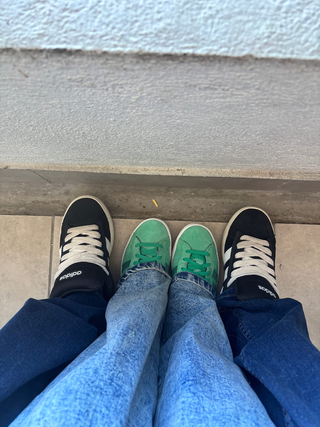 Customer photo review of Zapatilla Adidas Campus Adv Hombre Verde - Blanco