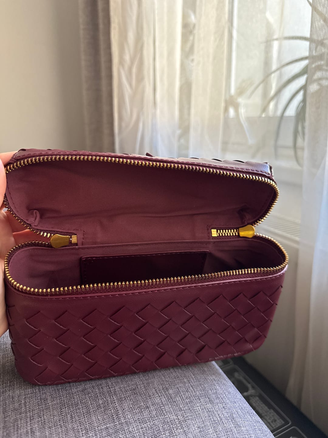 Customer photo review of Tara Woven bag