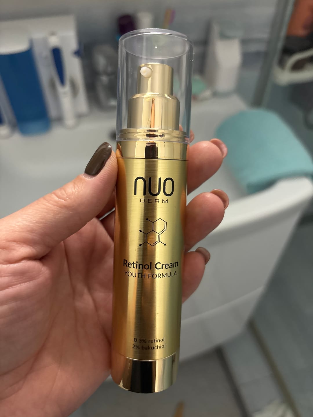 Customer photo review of Crema cu Retinol