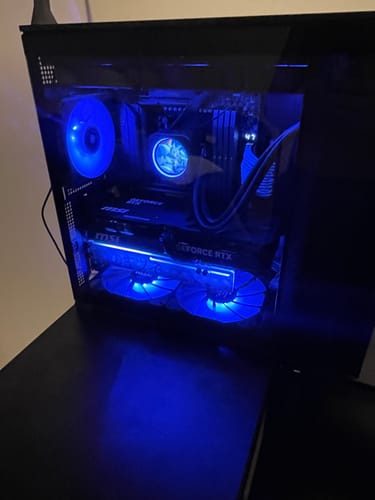 Customer photo review of Custom Design RGB GPU Support Bracket