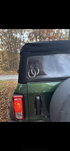 Zachary B. review of Double Horseshoe Decal image 1 out of 1