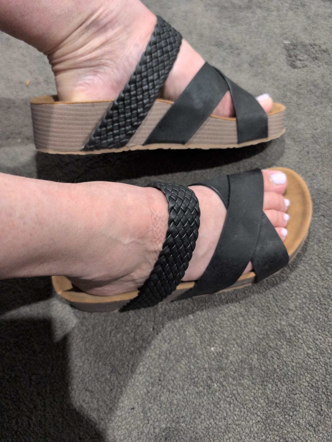 Customer photo review of Sienne Sandal | Black