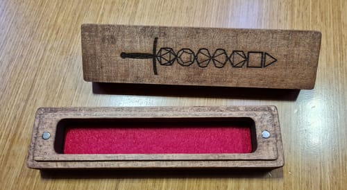 Customer photo review of Holzetui Dice Sword