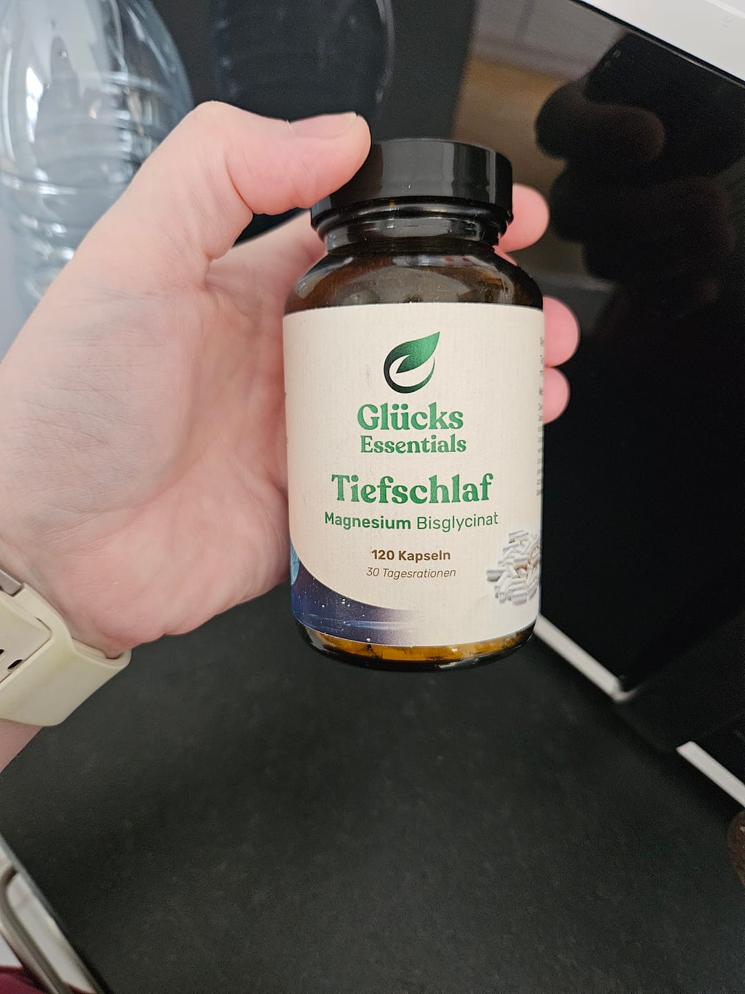 Customer photo review of Tiefschlaf - Magnesium Bisglycinat - 120 Kapseln - 40 Tagesrationen