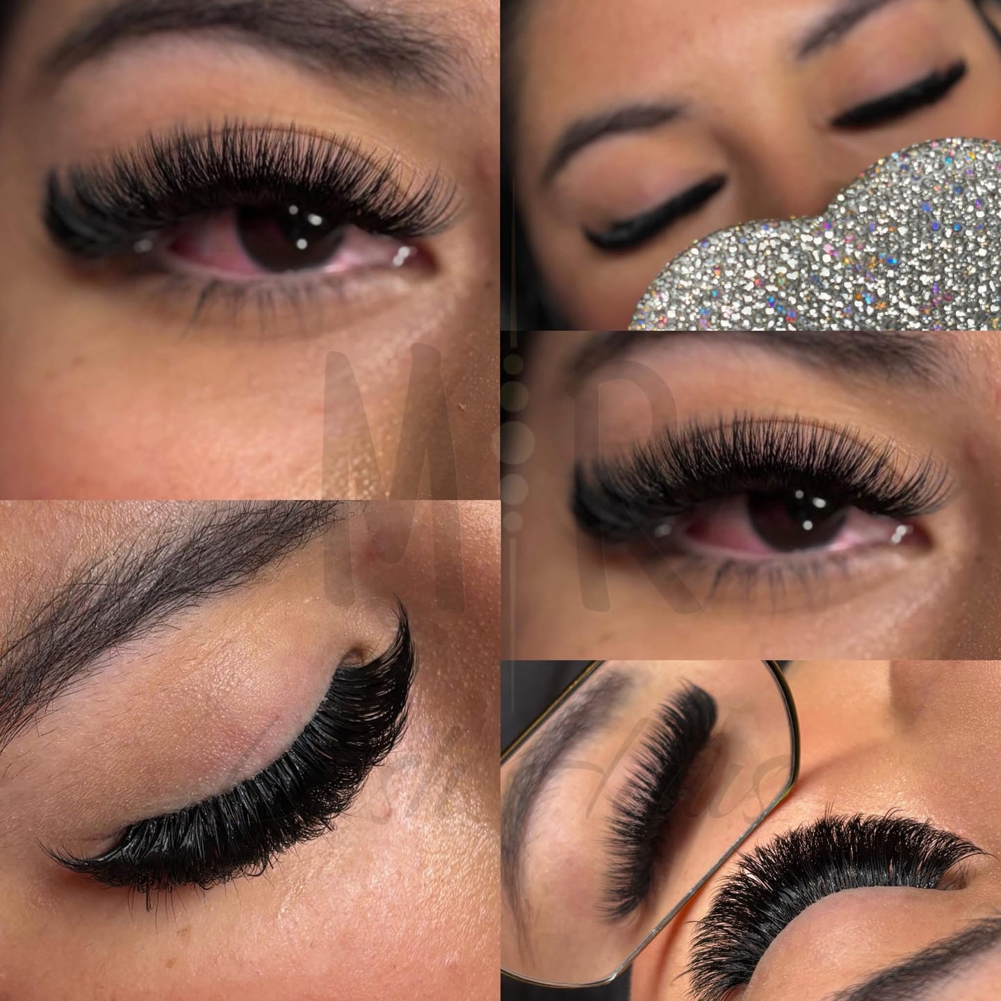 Customer photo review of Premium Eyelash Extensions 0.07mm