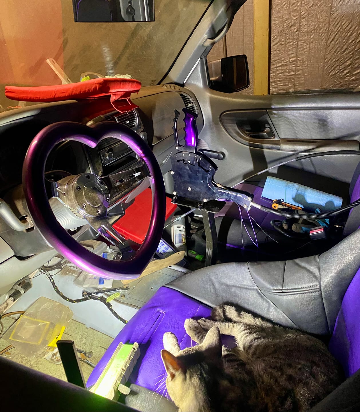 Customer photo review of TH400 3 Speed Push To Shift Reverse Pattern Operator Series Billet Shifter Rear Exit