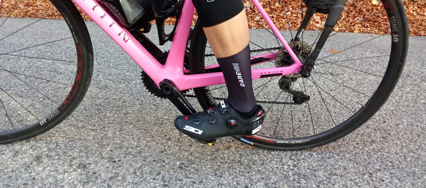Customer photo review of PRO LINE SOCKS - BLACK