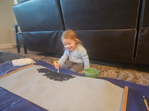 Customer photo review of BUY 3: Magic Canvas & Brush Set