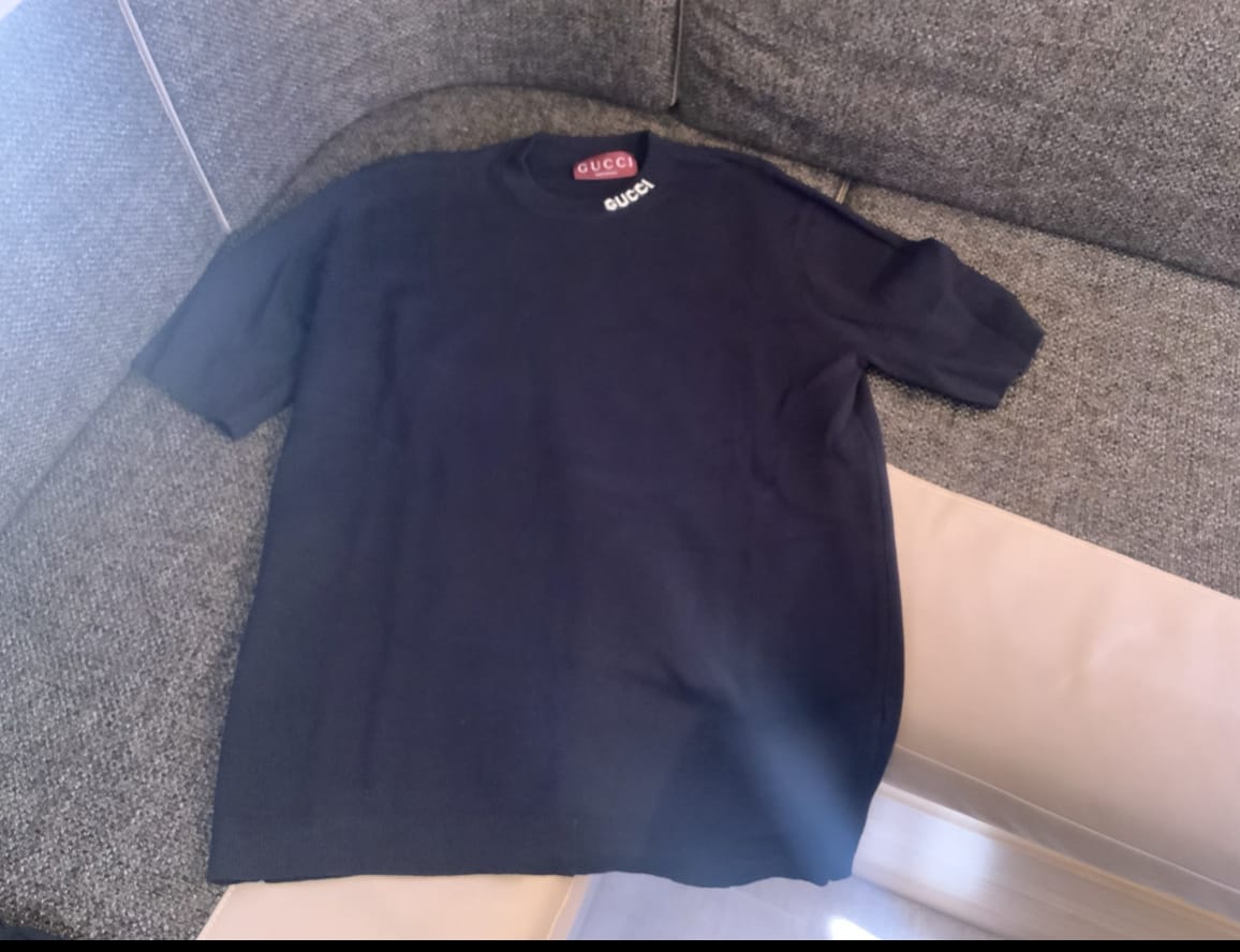 Customer photo review of Black T-Shirt