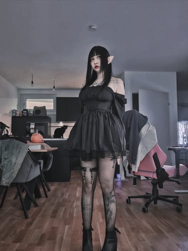 Customer photo review of Avina Lolita Lace-up Princess Dress