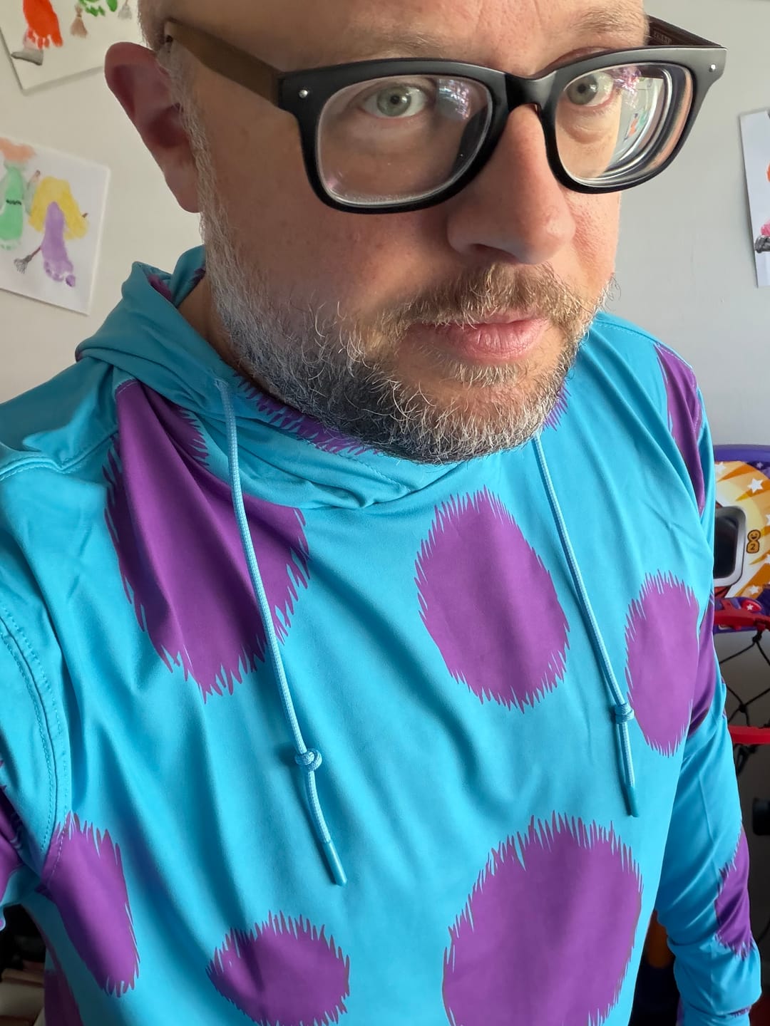 Customer photo review of Disney and Pixar Monsters, Inc. "Sulley" – Performance Hoodie