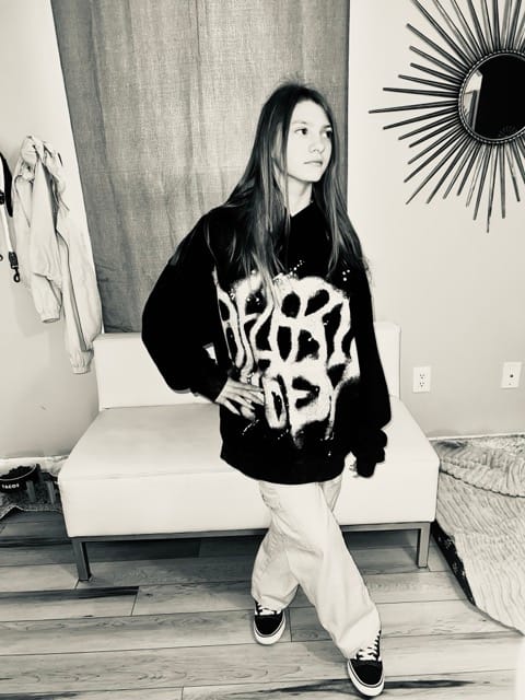 Customer photo review of Aelfric Eden Abstract Graphic Hoodie