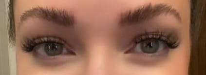Customer photo review of Lash Bond & Seal - Black 10ml