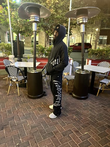 Customer photo review of Godspeed OG Logo Sweatsuit V2 Washed Black