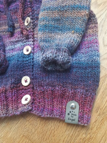 Customer photo review of Kunstleder-Labels mit Chicago Screws - Personalisierte Labels