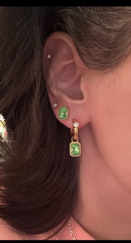 Customer photo review of Emerald Gem Charms