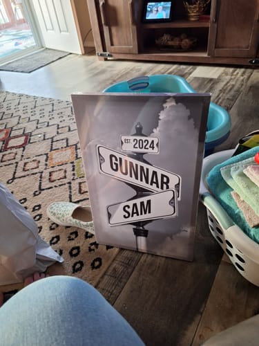 Customer photo review of COUPLES DATE OF LOVE by Cstm Canvas