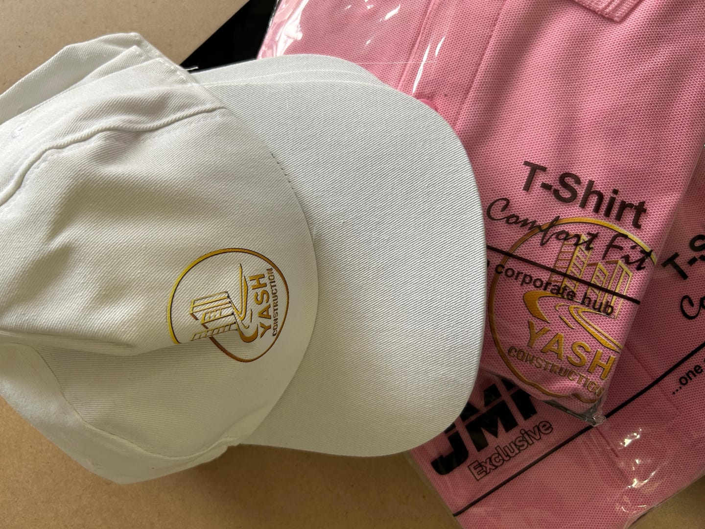 Customer photo review of Customized Polo T-Shirt & Cap  | With Your Company Logo | PrintMine.in