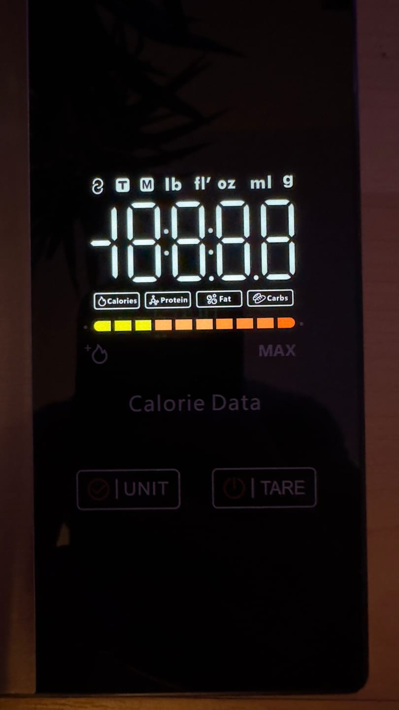 Customer photo review of Smarte Ernährungswaage