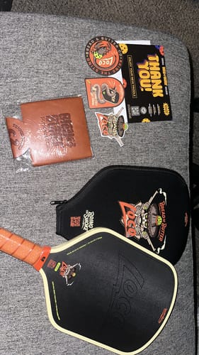 Customer photo review of The Loco 16mm Pickleball Paddle- Hybrid (PRE-ORDER) (READ DESCRIPTION)
