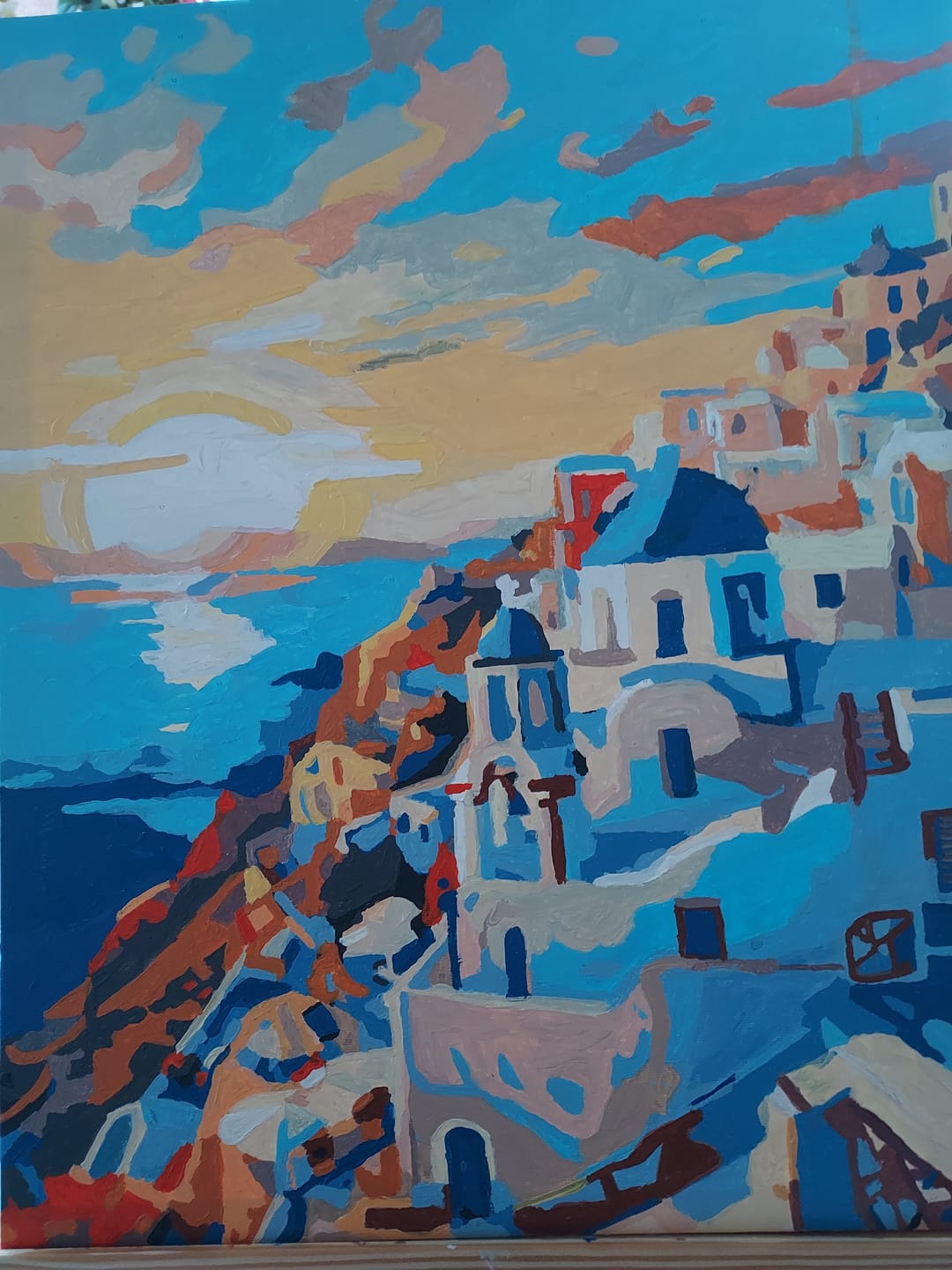 Customer photo review of Santorini Sunsets