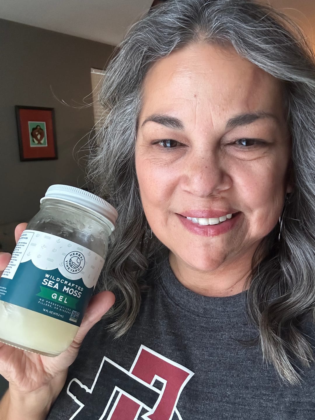 Customer photo review of EXCLUSIVE GOLD SEA MOSS GEL