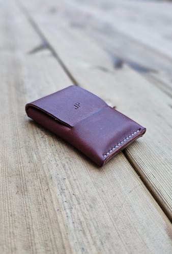 Customer photo review of Slimmad plånbok i äkta läder