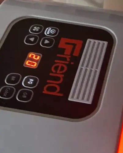 Customer photo review of Friend LED Light Therapy Device