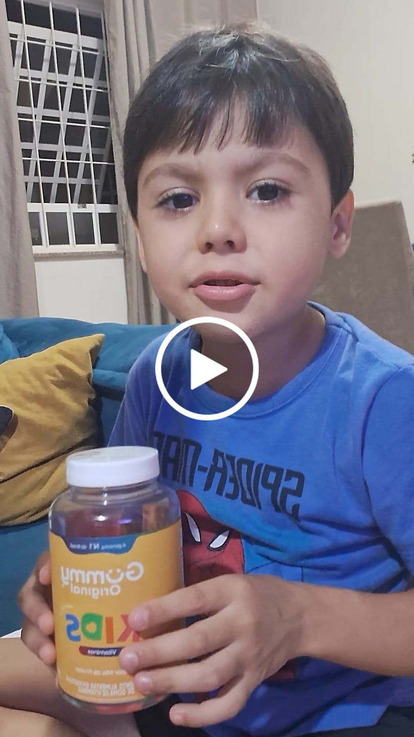 Customer video review of Gummy Kids Vitamin® - Mix Frutas 180 g