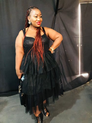 Matshidiso M. review of Sexy Sleeveless Elegant Dress image 1 out of 1