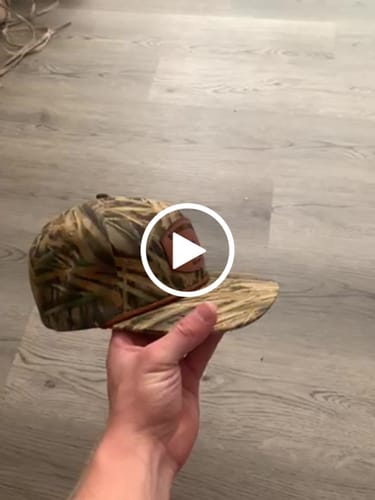 Customer video review of Custom Leather Patch Goat Rope Hats - Mossy Oak & Old’s Cool Styles - Lost Hat Co.
