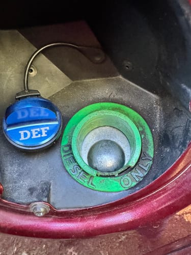 Customer photo review of 2013-2018 RAM Billet Fuel Filler Cap Fix Kit (A036/A049)