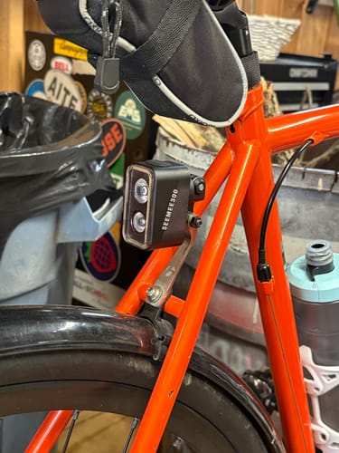 Customer photo review of MJ-6563 Taillight Rack Mount For Brompton Folding Bikes