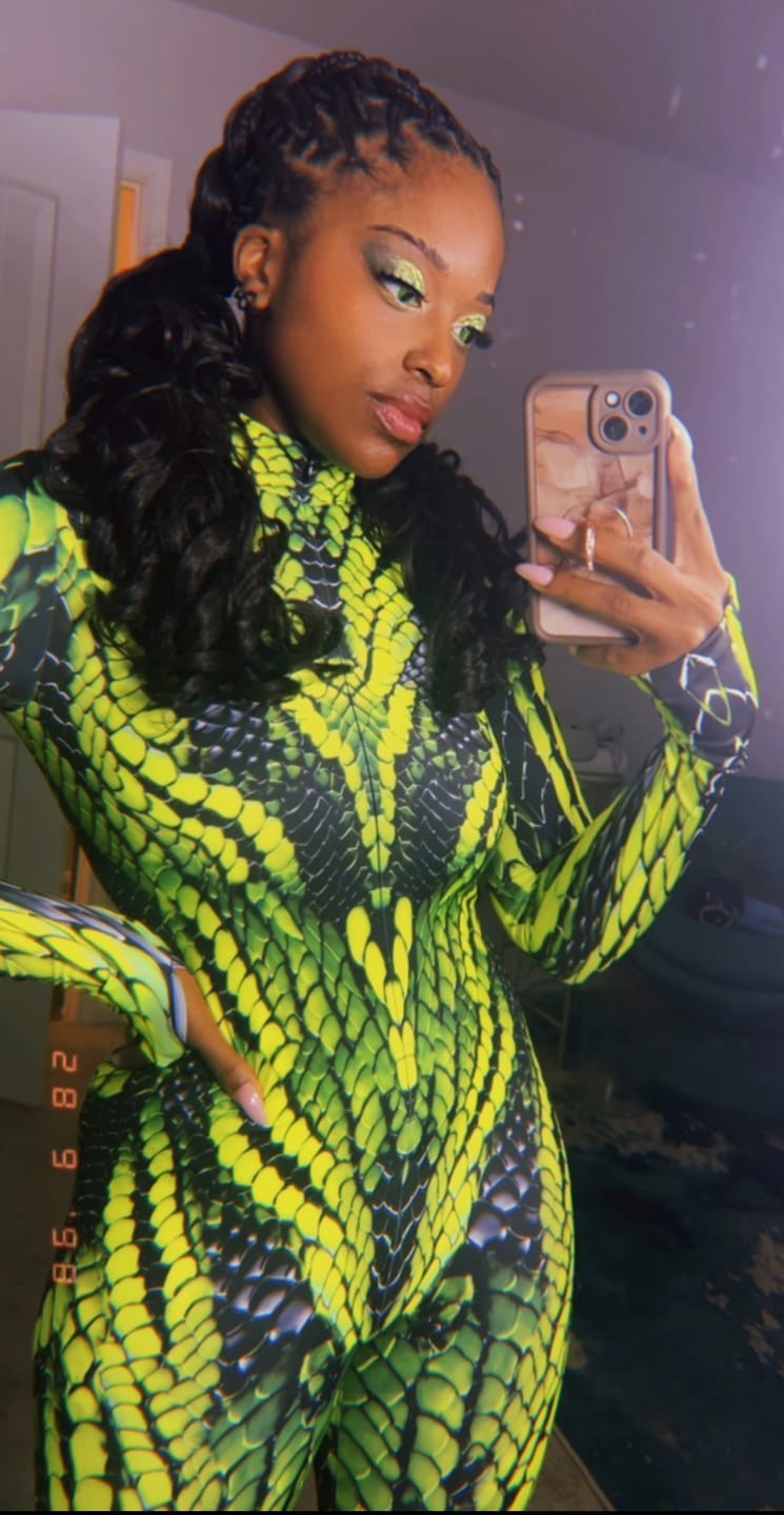 Customer photo review of Electric Viper Costume