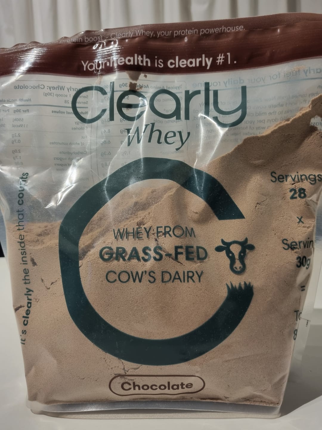 Customer photo review of Grass-fed Whey
