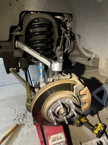 Customer photo review of Aluminum Forged Upper Control Arms