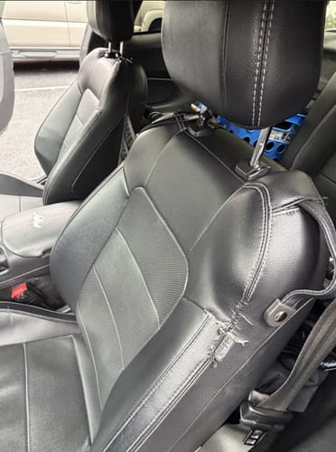 Customer photo review of 2015-23 Ford Mustang S550 Coupe Leather Seat Covers