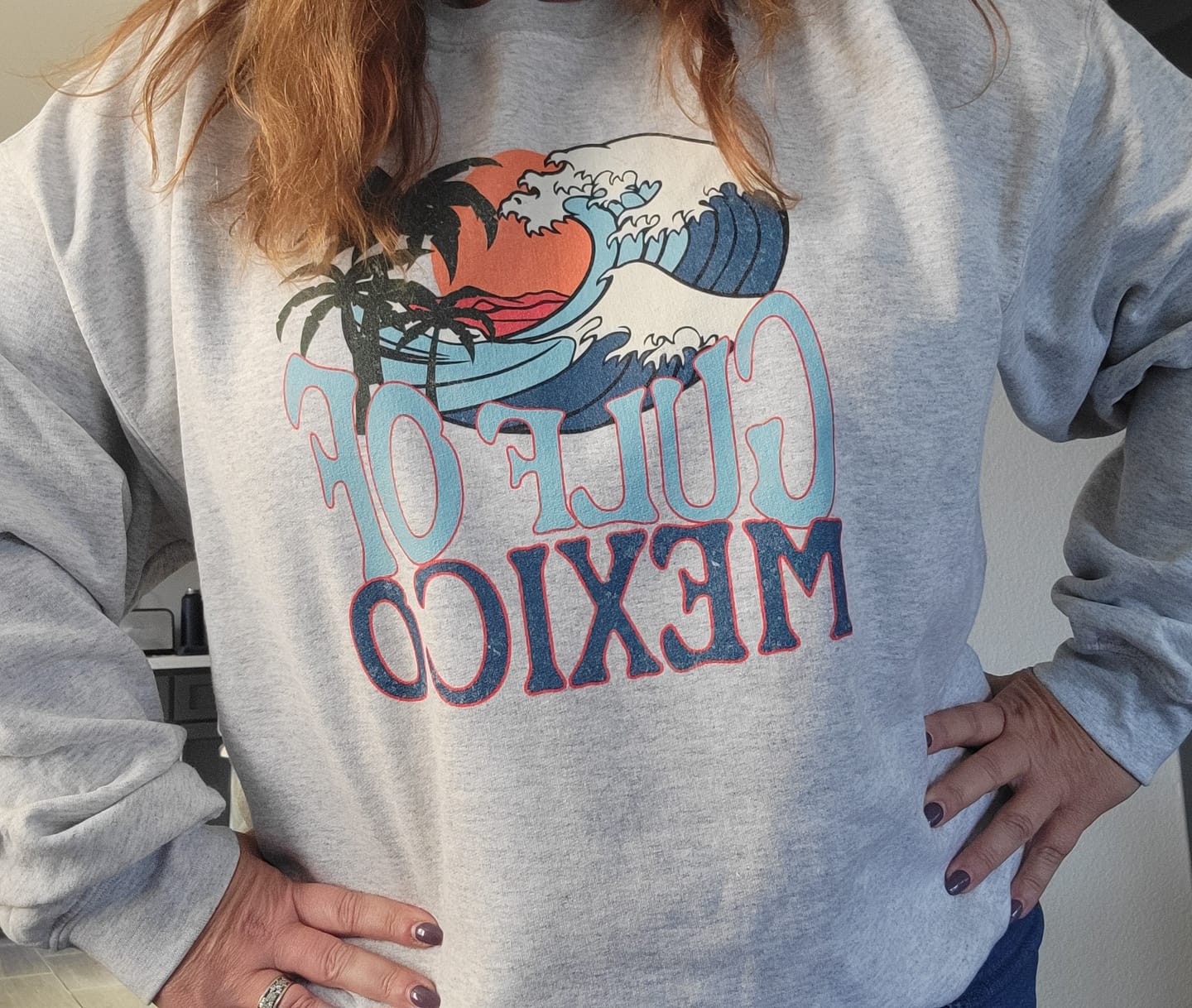 Customer photo review of Gulf of Mexico Sweatshirt
