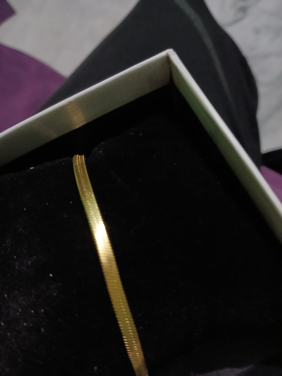 Customer photo review of Silk Chain Bracelet