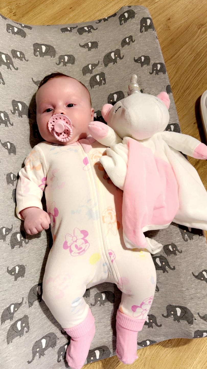 Customer photo review of Maisie the Unicorn