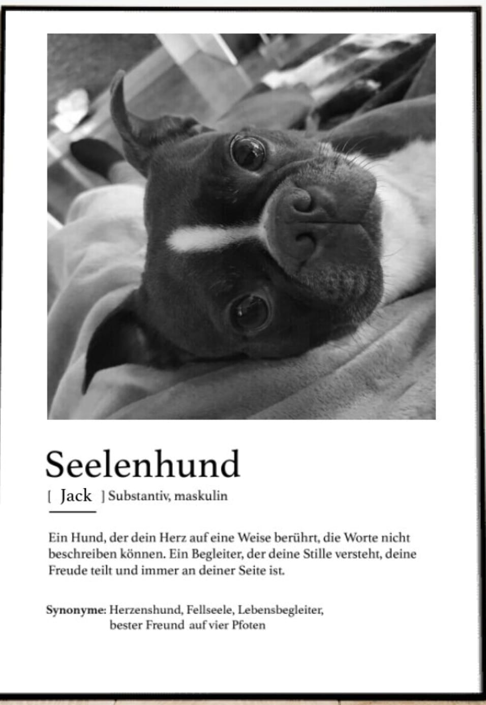 Customer photo review of Definition Seelentier - Individuelles Poster