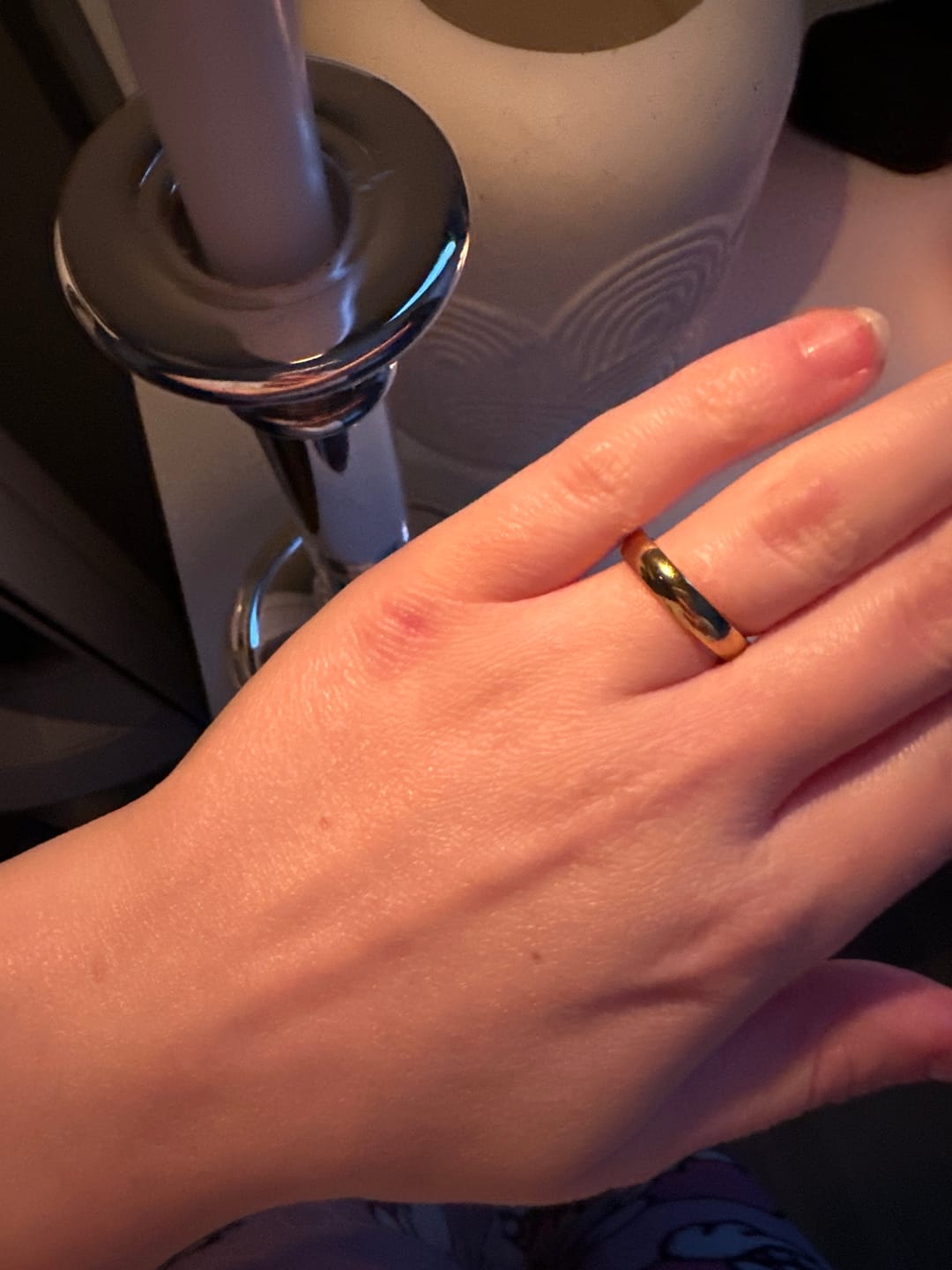 Customer photo review of Lena Ring | 18K vergoldet