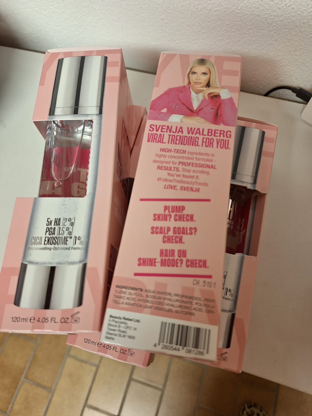 Customer photo review of PHYVE® - Hyaluron Serum - 120ml