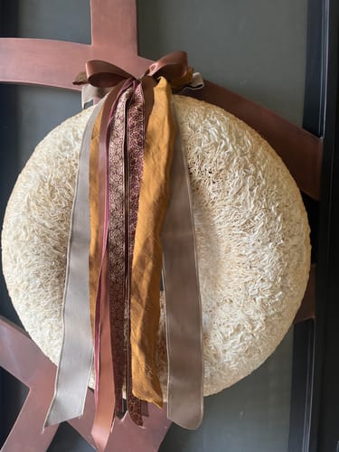 Customer photo review of Haven Harvest Wreath Ribbon