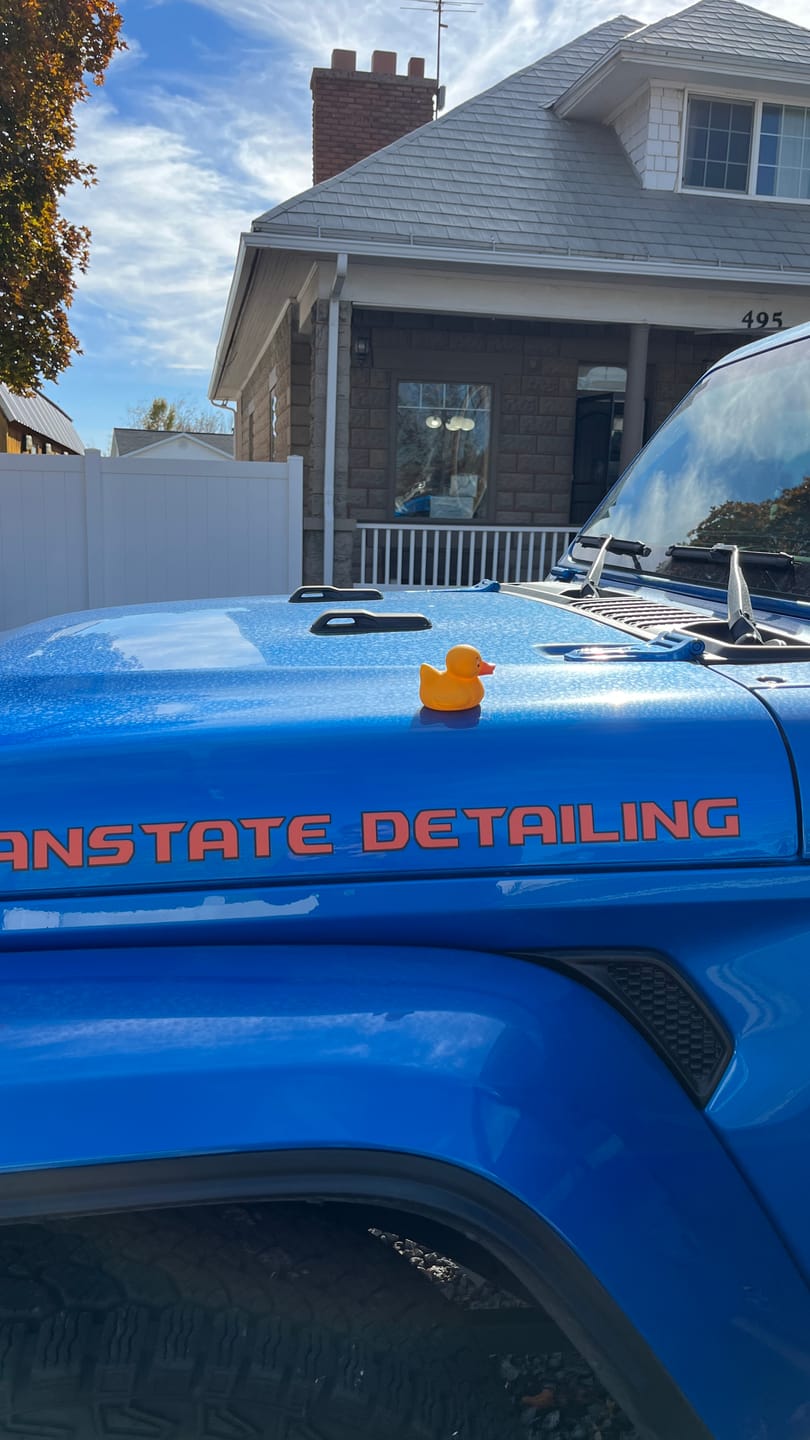 Customer photo review of Custom Hood Lettering | Set of 2