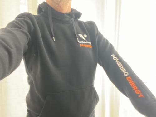 Customer photo review of Founders Hoodie